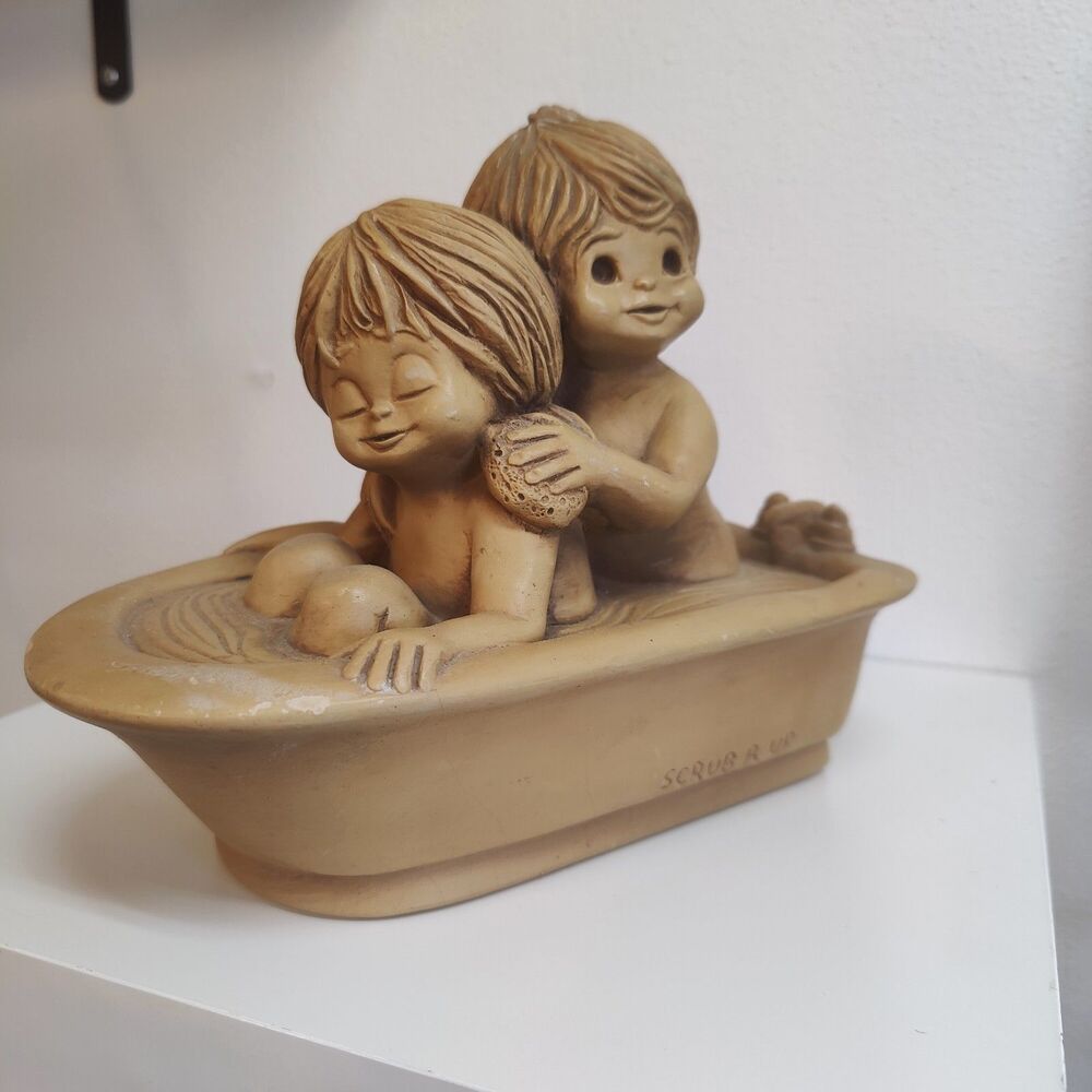 Vintage Bill Mack Fannykins Scrub 'R Up Sculpture Statue from the 1970s #10